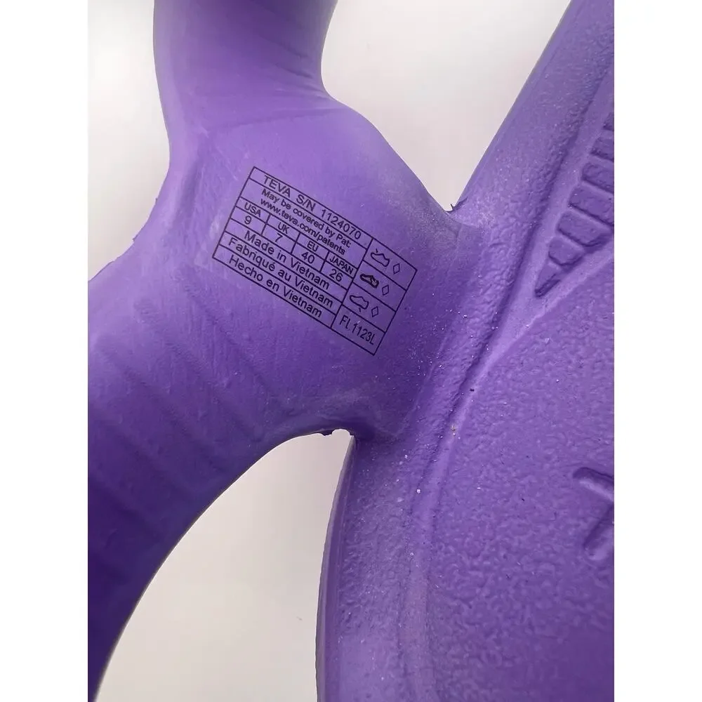 Teva Hurricane Drift Purple Sandals Women Size 9 - Picture 10 of 10